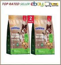 Canature Nutribites Freeze Dried Beef Liver, Dog and Cat Treat 27Oz, 2-Pack