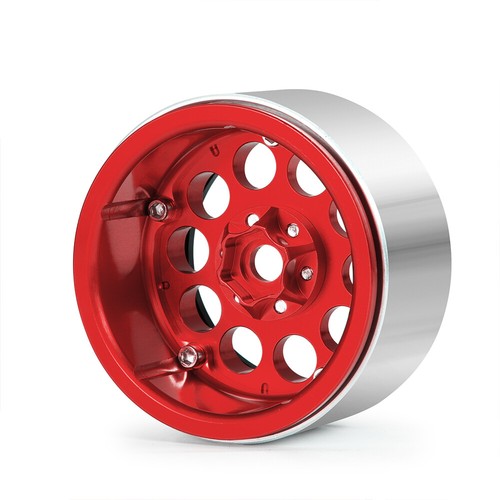Cerchi in lega FLYXM 2,2'' Beadlock per Axial Wraith 90048 SCX10 TRX-4 1/10 RC - Foto 5 di 8