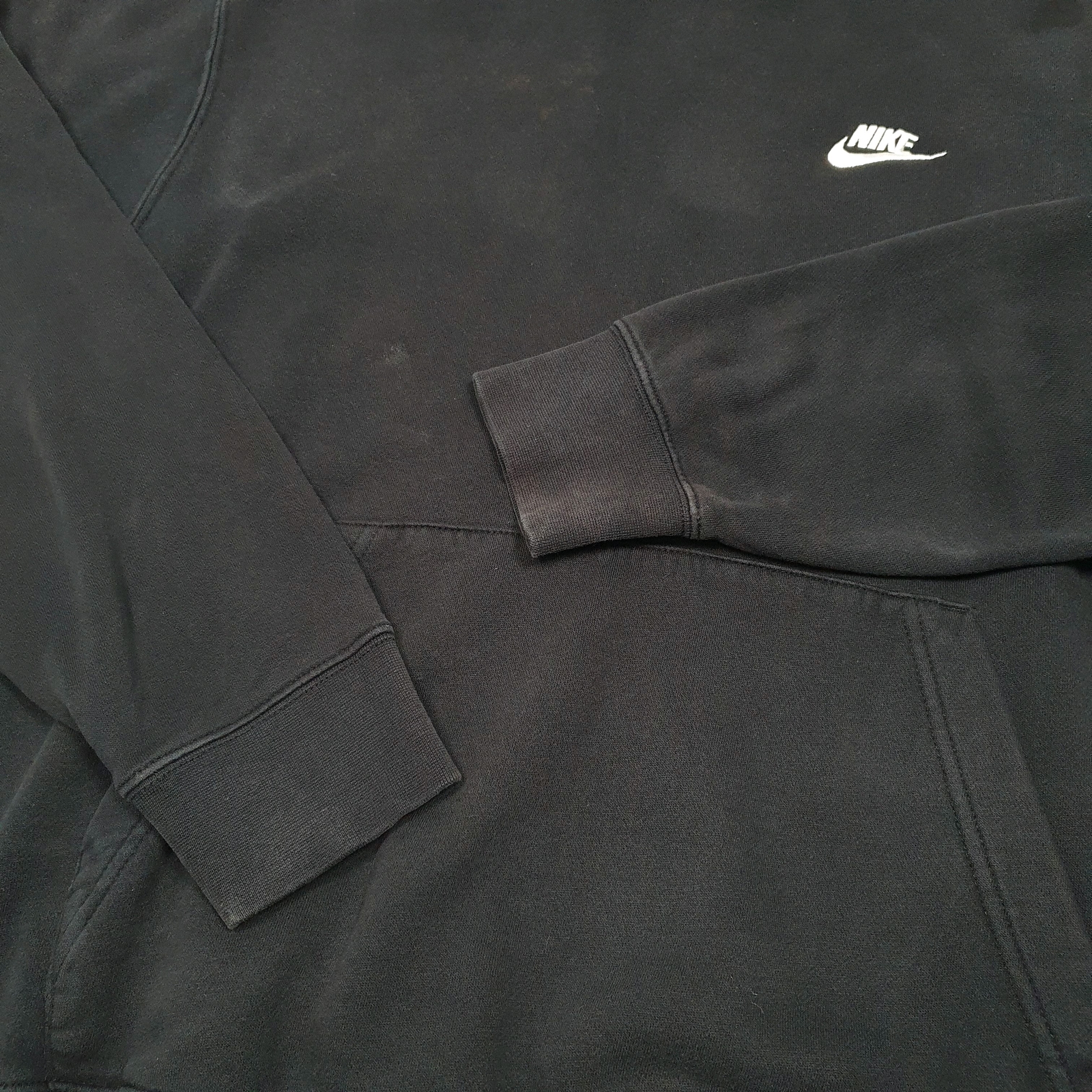 NIKE Hoodie Cotton Jumper Sweatshirt Mens L image 4