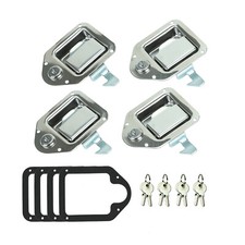 4x Trailer Paddle Door Latch Handle Rv Truck Tool Box Lock Key 4-383-14 4x Trailer Paddle Door Latch Handle Rv Truck Tool Box Lock Key 4-383-14