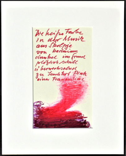 Rupprecht Geiger « livre rouge » 1975-1978 graphisme imprimé couleur 1998 - Photo 1/2