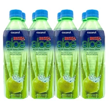 Iberia Aloe Vera Juice Drink, Coconut, 16.9 Fl Oz (Pack of 8)