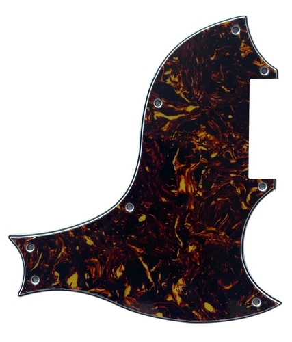Custom Fits Gibson SG-X Guitar Pickguard Scratch Plate,4 Ply Brown Tortoise