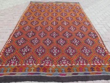Turkish Kilim, Area Rugs, Floor Carpet Boho Rug, Handmade Wool KelimRug 71