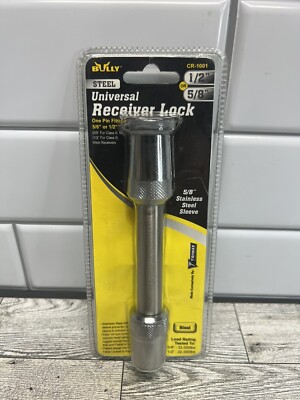 Bully truck accessories Hitch Receiver Lock. 5/8  Or  1/2 