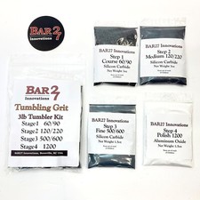 Tumbling Grit 4 Stage Rock Polishing Kit for 3lb  National Geographic Tumblers