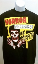 THE MISFITS T-SHIRT HORROR BUSINESS NWT SM-XL ROCK BAND