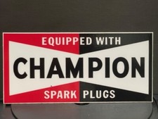 Vrhtf Nhra Cool Vintage Champion Spark Plugs 5 X 2.5 Die Cut Sticker
