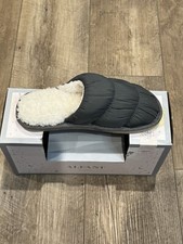 Alfani Women's Puffer Slide Boxed Slippers S 5-6 , Tornado Grey 