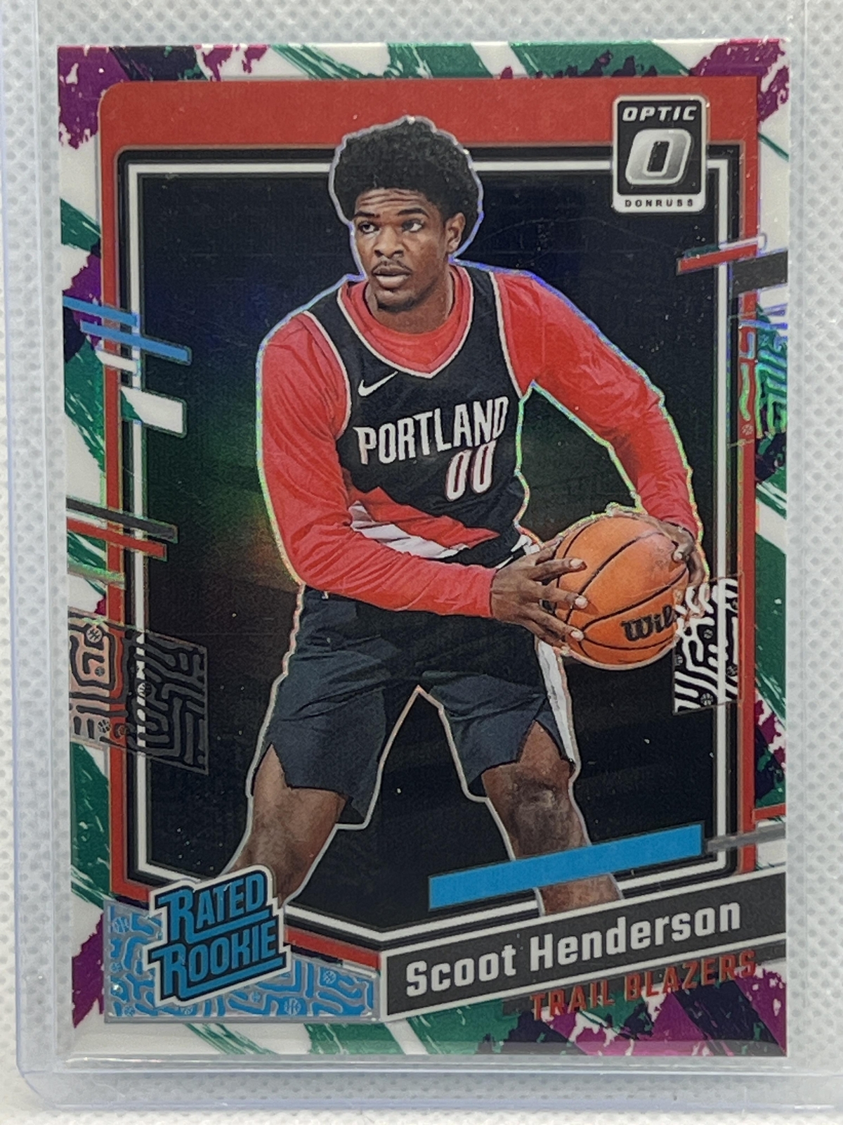 2023-24 Donruss Optic #239 Scoot Henderson Jazz