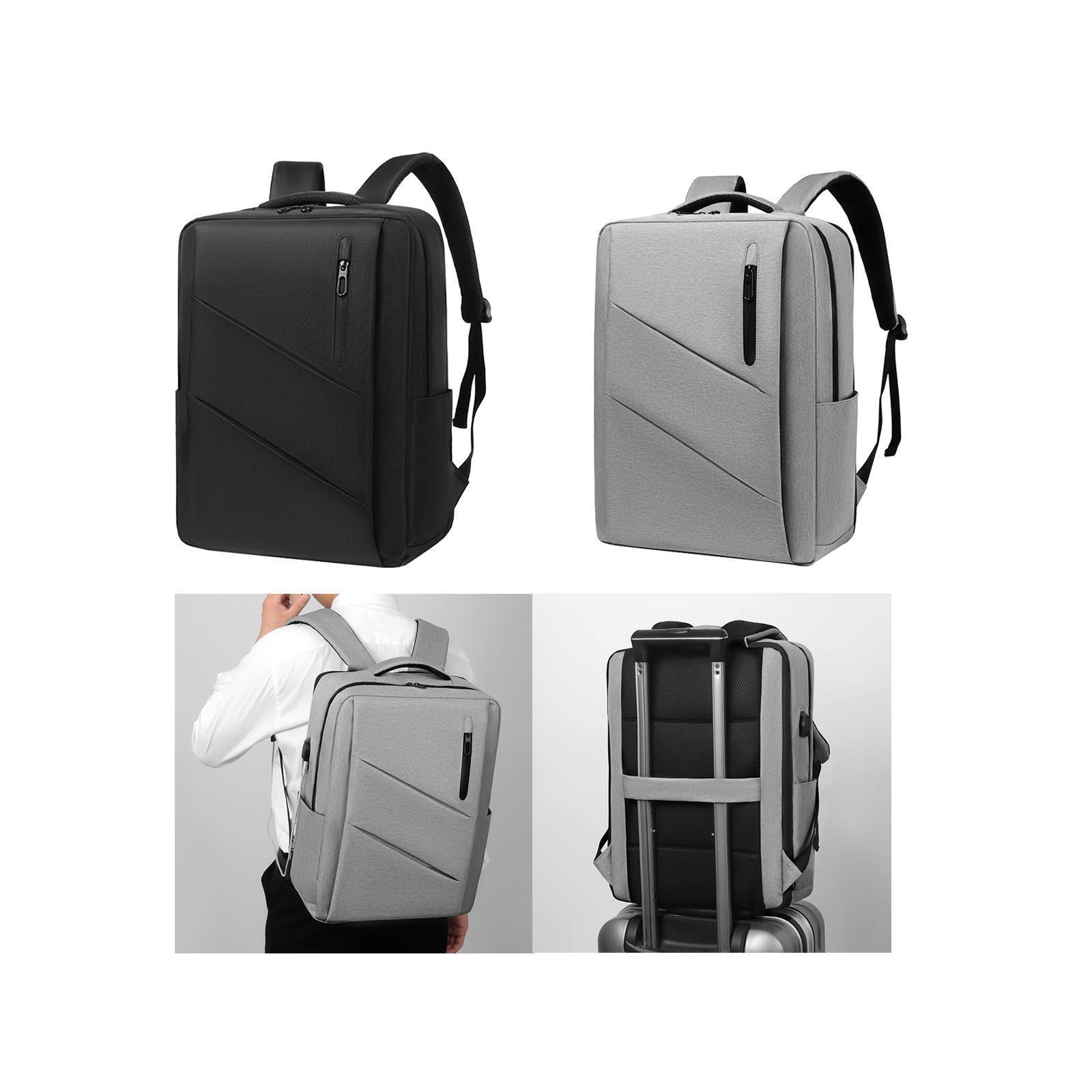 Lightweight Expandable Laptop Backpack with Adjustable Shoulder Straps Large Capacity-image