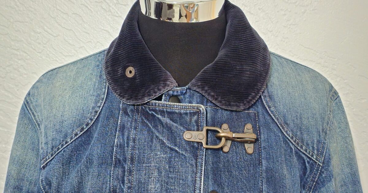 Vintage Polo Ralph Lauren Cortland Denim Jacket Corduroy Vintage Polo Ralph Lauren Cortland Denim Jacket Corduroy