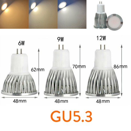GU10 E27 E14 MR16 GU5.3 6W 9W 12W LED Spotlights COB Bulb Colorful White Lamp RL - Picture 15 of 16