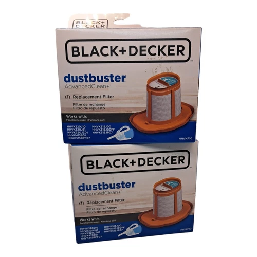 BLACK DECKER Dustbuster Advanced Vacuum Replacement Filter HHVKF10 Set of 2 New