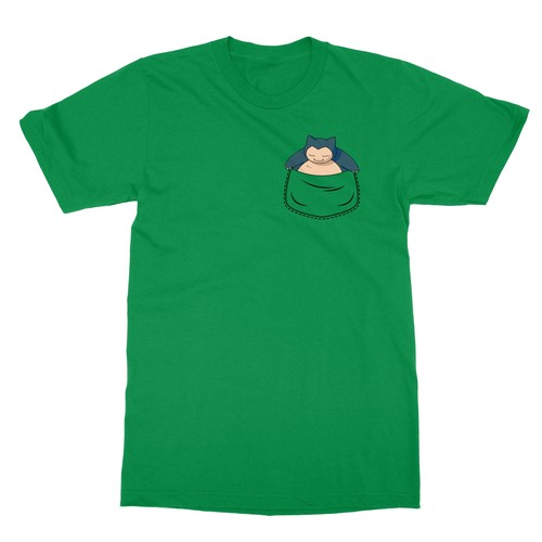 Cute Pocket Snorlax Men's T-Shirt | eBay