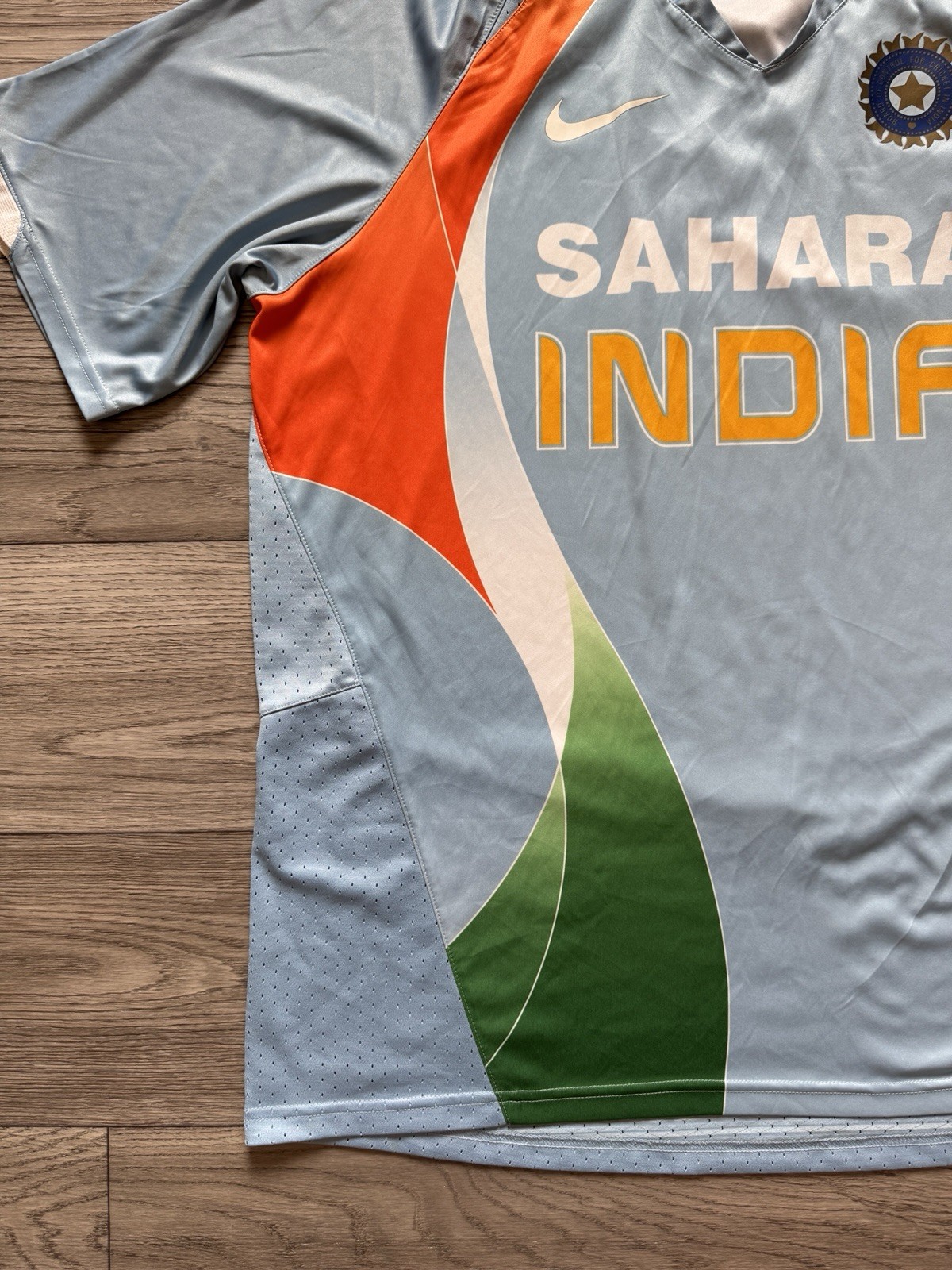 India Cricket National Team Jersey Shirt Sahara Nike Men’s Size XXL 218171-401 thumbnail 5