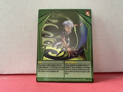 Bakugan Battle Brawlers Toil Ability Card
