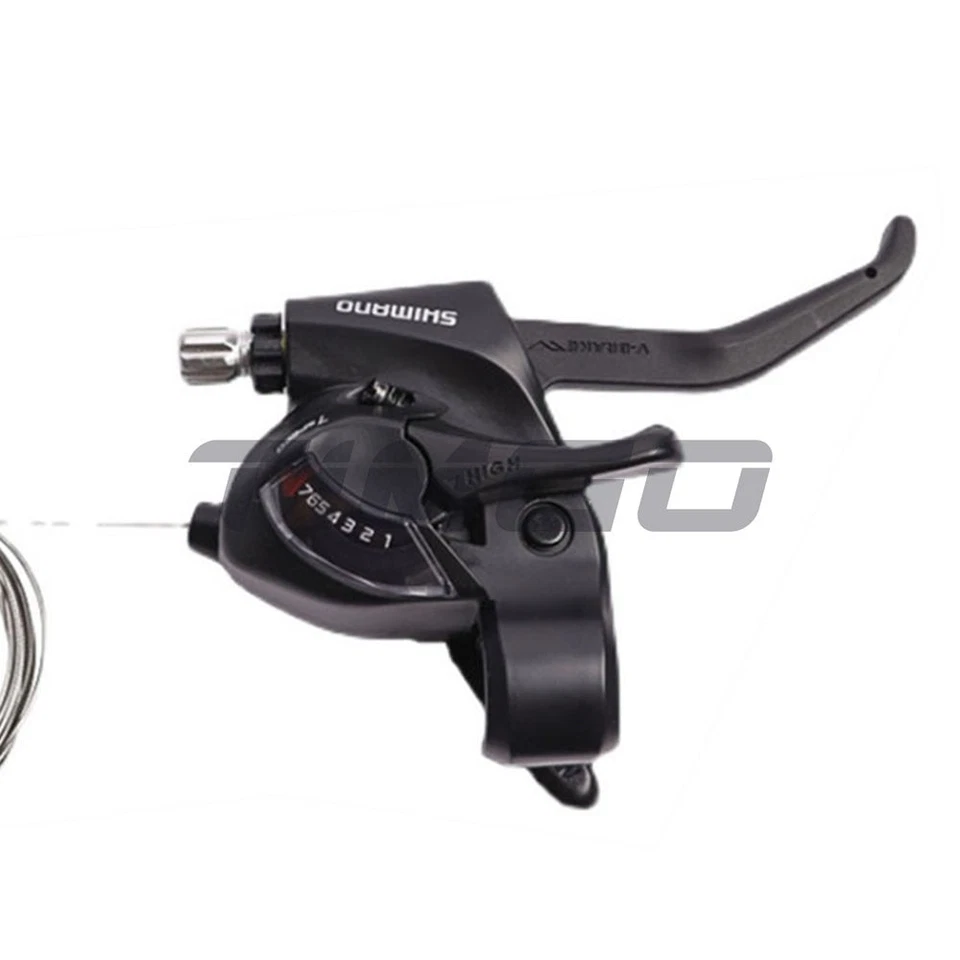 Shimano Tourney ST-EF41 MTB 3×6/7 Speed Shifter Brake Combo Lever EZ FIRE PLUS - Image 4 of 4