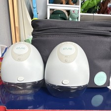 Elvie Pump Double Electric Wearable App-Connected Breast Pump Set 2 w/ Case