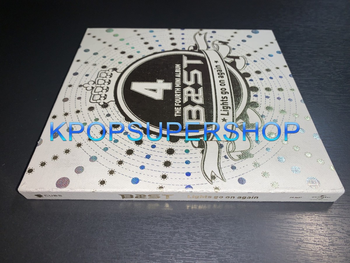 Beast 4th Mini Album Lights Go On Again Autographed Signed