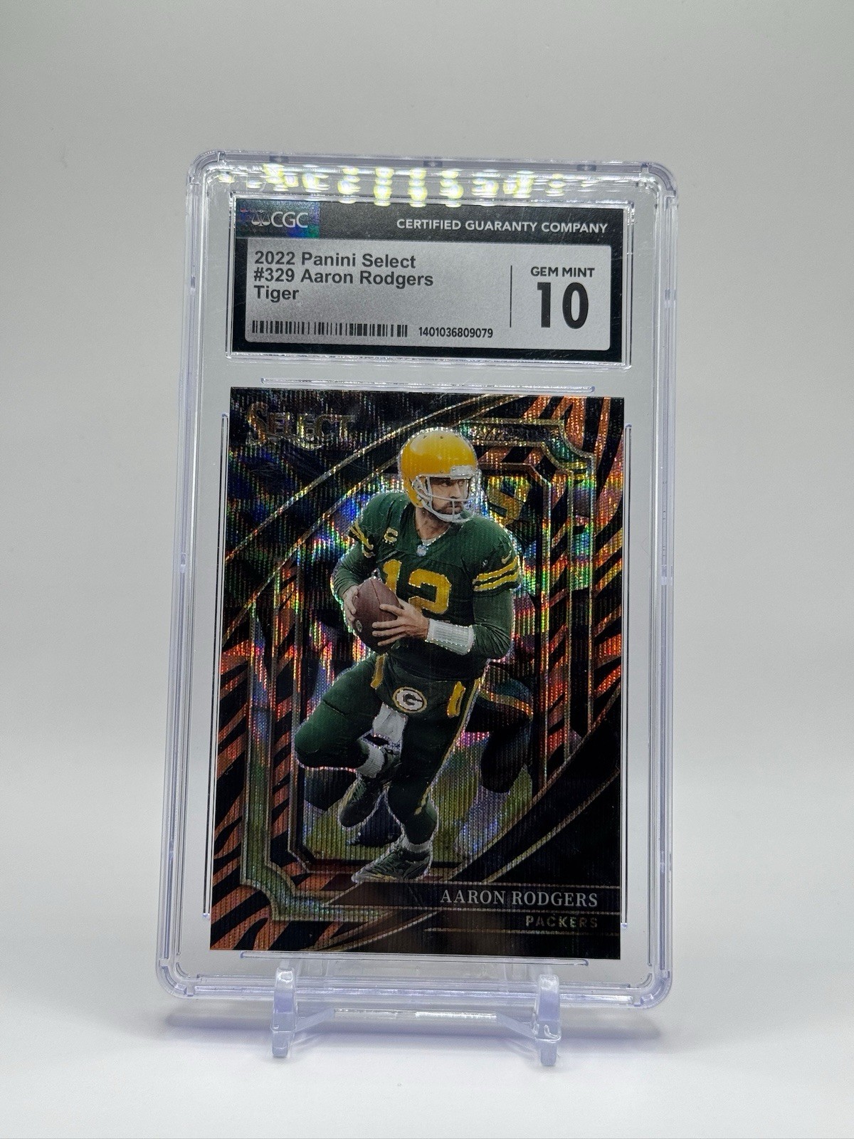 2022 Panini Select #329 Aaron Rodgers Tiger 💎💎💎