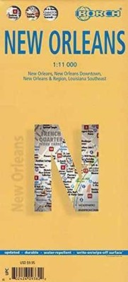 Laminated New Orleans Map by Borch (English Edition) - Map, by Borch - Very Good