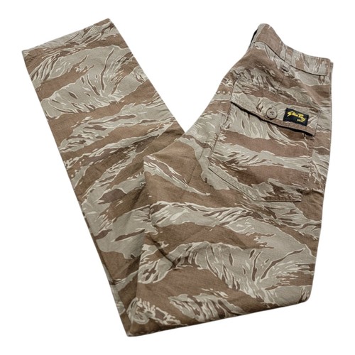 Vintage Stan Ray Tiger Stripe Camo Pants Trousers Made USA Army Size 28x32