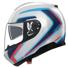 Nolan N100-6 Radiante 358 White Blue Red