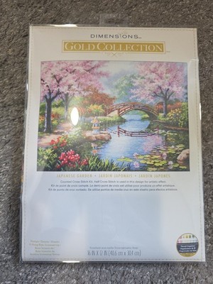 Dimensions The Gold Collection Counted Cross Stitch Kit Japanese Garden 70-35313
