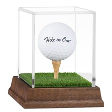 Golfball Vitrine Loch in einem Halter Wanult transparent 