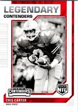 2025 Panini NIL Ohio State Contenders #45 Cris Carter Legendary Card QTY Buckeye