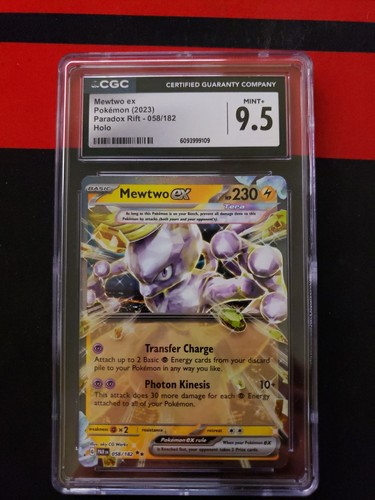 Mewtwo ex graded CGC 9.5 for sale on eBay