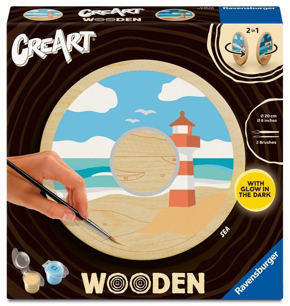 Creart, Malen Nach Zahlen Wooden - Sea | Spiel | Creart Malen Nach Zahlen | 2025-image