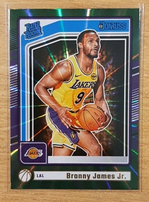 2024-25 DONRUSS HOLO GREEN LASER BRONNY JAMES JR. RATED ROOKIE
