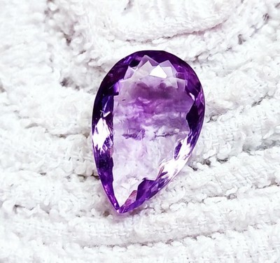 100% Natural Amethyst Rose D France Loose Gemstone 10.55 Ct Certified ~Free Gift