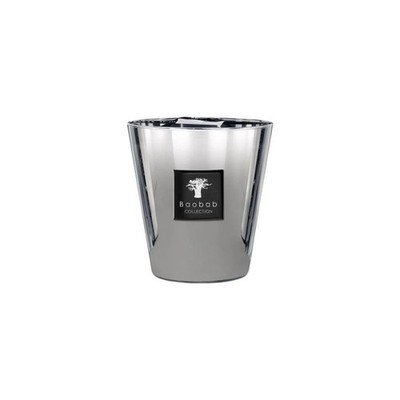 Baobab Platinum Candle Amber and Spices Fragrances 6.3-Inches Tall 4-Wicks