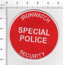 IRONWATCH SECURITY ( SPECIAL POLICE ) DISTRICT OF COLUMBIA COLLECTIBLE PATCH