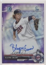 2017 Bowman Draft Chrome Pick Purple Refractor 53/250 Blayne Enlow Auto s3g