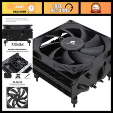 Low Profile ITX CPU Air Cooler, 53mm Height, Thermal Performance, Silent Operati