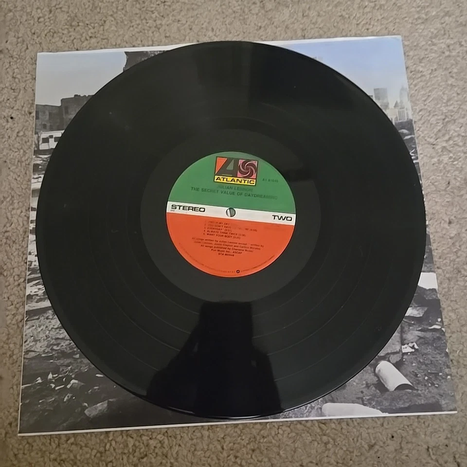 Julian Lennon 'The Secret Value Of Daydreaming' 1986 LP Vinyl Record Disc EX/EX! Foto 4 de 4