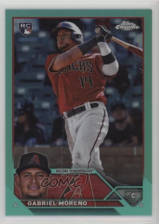 2023 Topps Chrome Update Aqua Refractor 108/199 Gabriel Moreno #USC36 0z9m