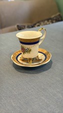 T Limoges Mini Cup And Saucer