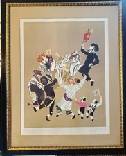 Judith Yellin Signed Serigraph Print  Judaica