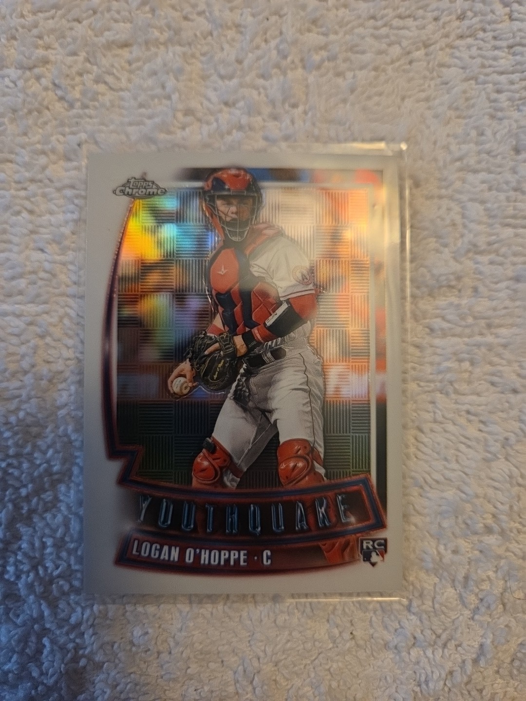 2023 Topps Chrome Youthquake Logan O'Hoppe #YQ-50 Rookie RC