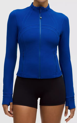 LULULEMON DEFINE JACKET CROPPED NULU~RIVERSIDE BLUE~0-2-4-6-8-10