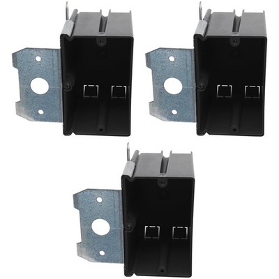 1 Gang Outlet Box Adjustable, 21 Cubic Inch Plastic Outlet Box, New Work Elec...