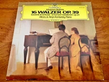 Johannes Brahms ♫ 16 Walzer, Op. 39 ♫ Rare 1983 Deutsche Grammophon Vinyl LP NM