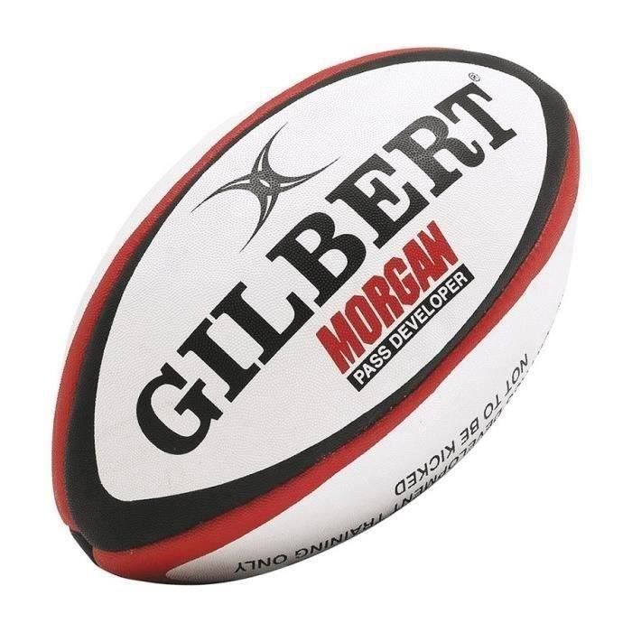 Ballon de rugby Leste Morgan T4 Gilbert lesté pour entraînement des passes