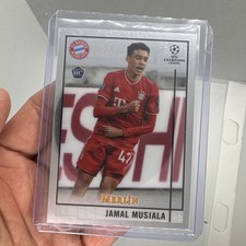 2020-21 Topps Merlin UCL Jamal Musiala - Rookie Card. rookie card picture