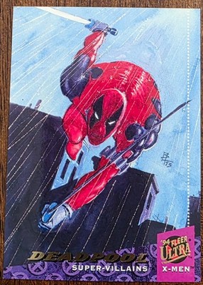 1994 FLEER ULTRA X-MEN MARVEL DEADPOOL SUPER VILLAINS CARD #57 NM/MT